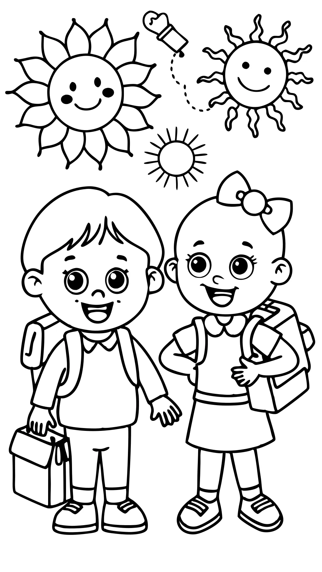 beginning of the year coloring pages for preschool